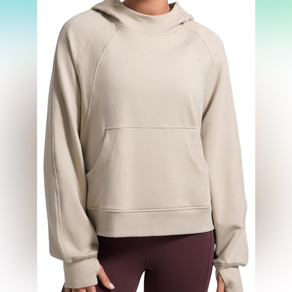 CRZ YOGA Cream Hoodie